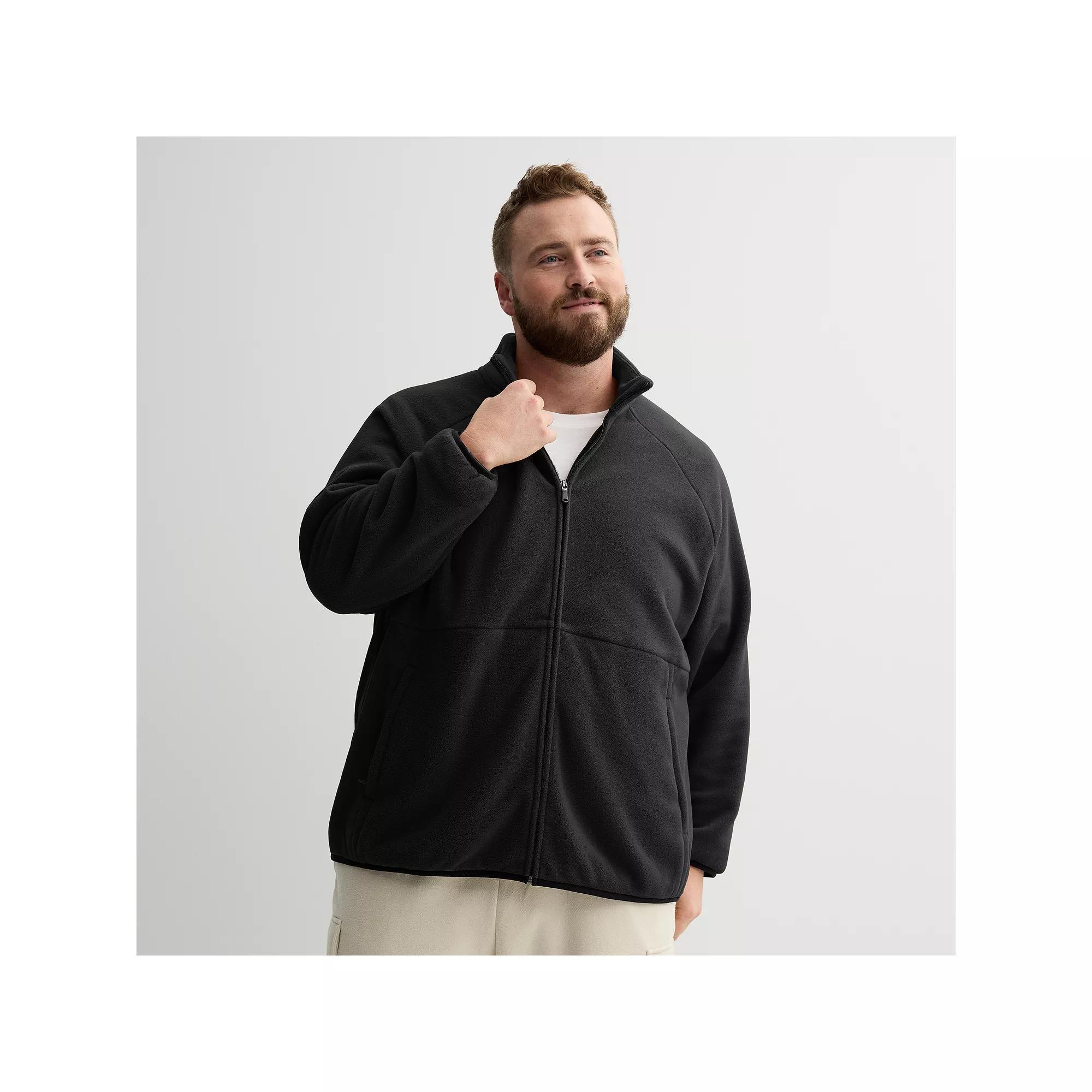Big & Tall Tek Gear® Micro Fleece Full-Zip Jacket, Men's, Size: 3XL Tall, Elson Product Image