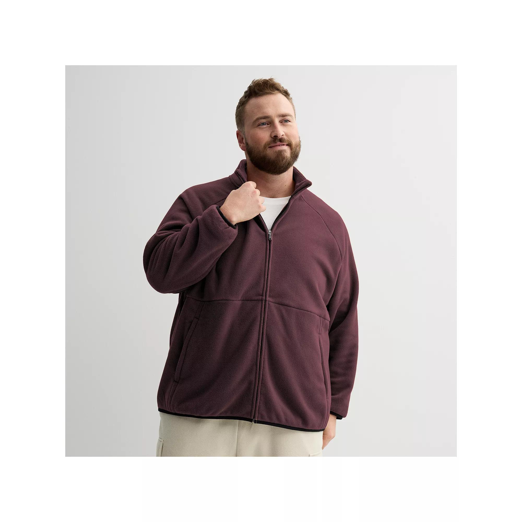 Big & Tall Tek Gear® Micro Fleece Full-Zip Jacket, Men's, Size: 3XL Tall, Elson Product Image