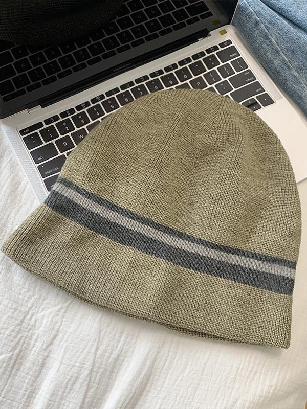 Striped Knitted Hats Product Image