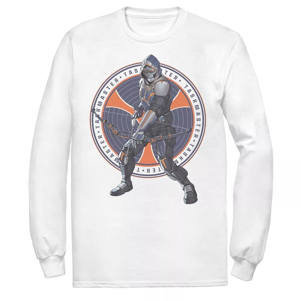 Men's Marvel Black Widow TaskMaster Coin Portrait Tee, Size: XXL, White Product Image