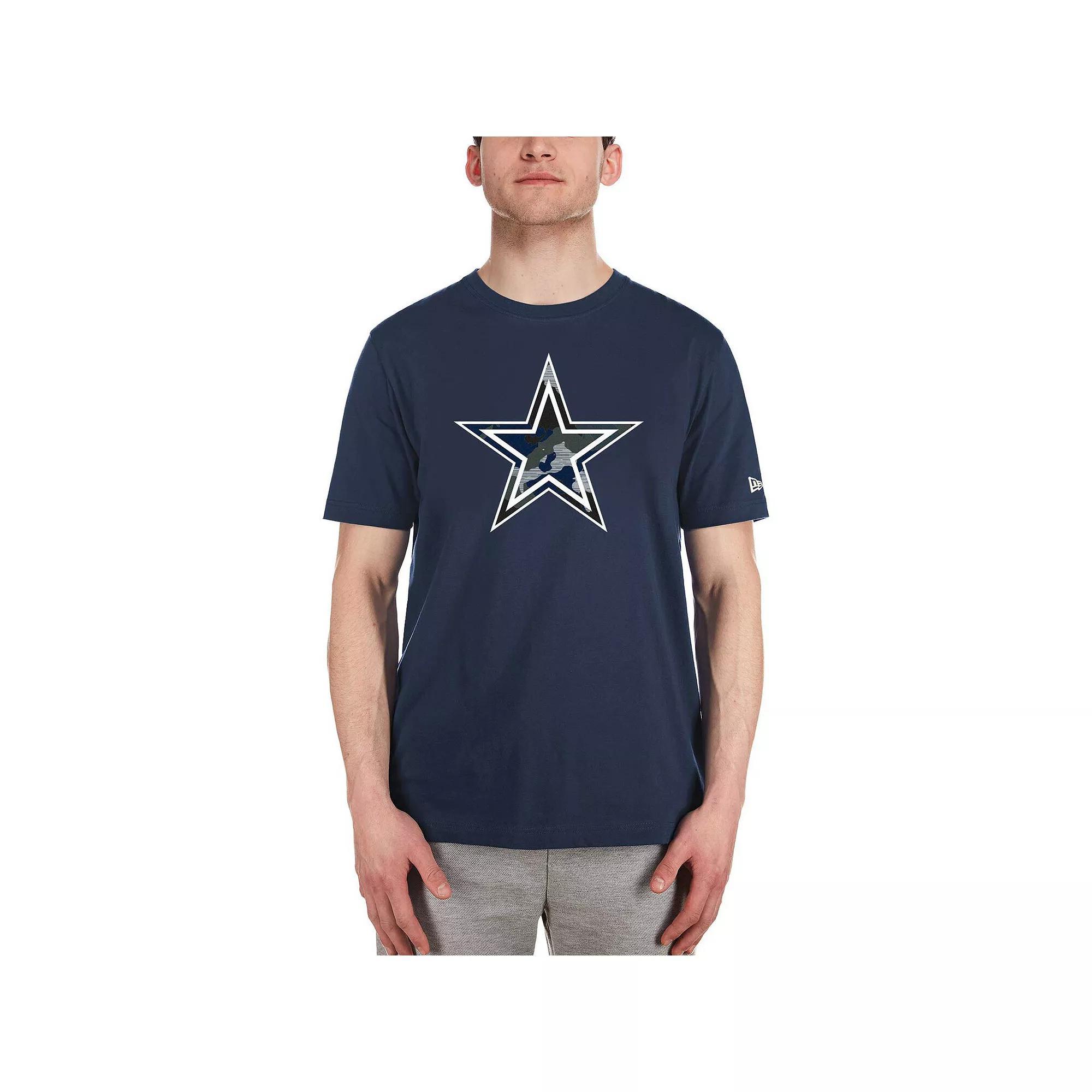 Men's New Era Navy Dallas Cowboys Logo T-Shirt, Size: 3XL, Blue Product Image