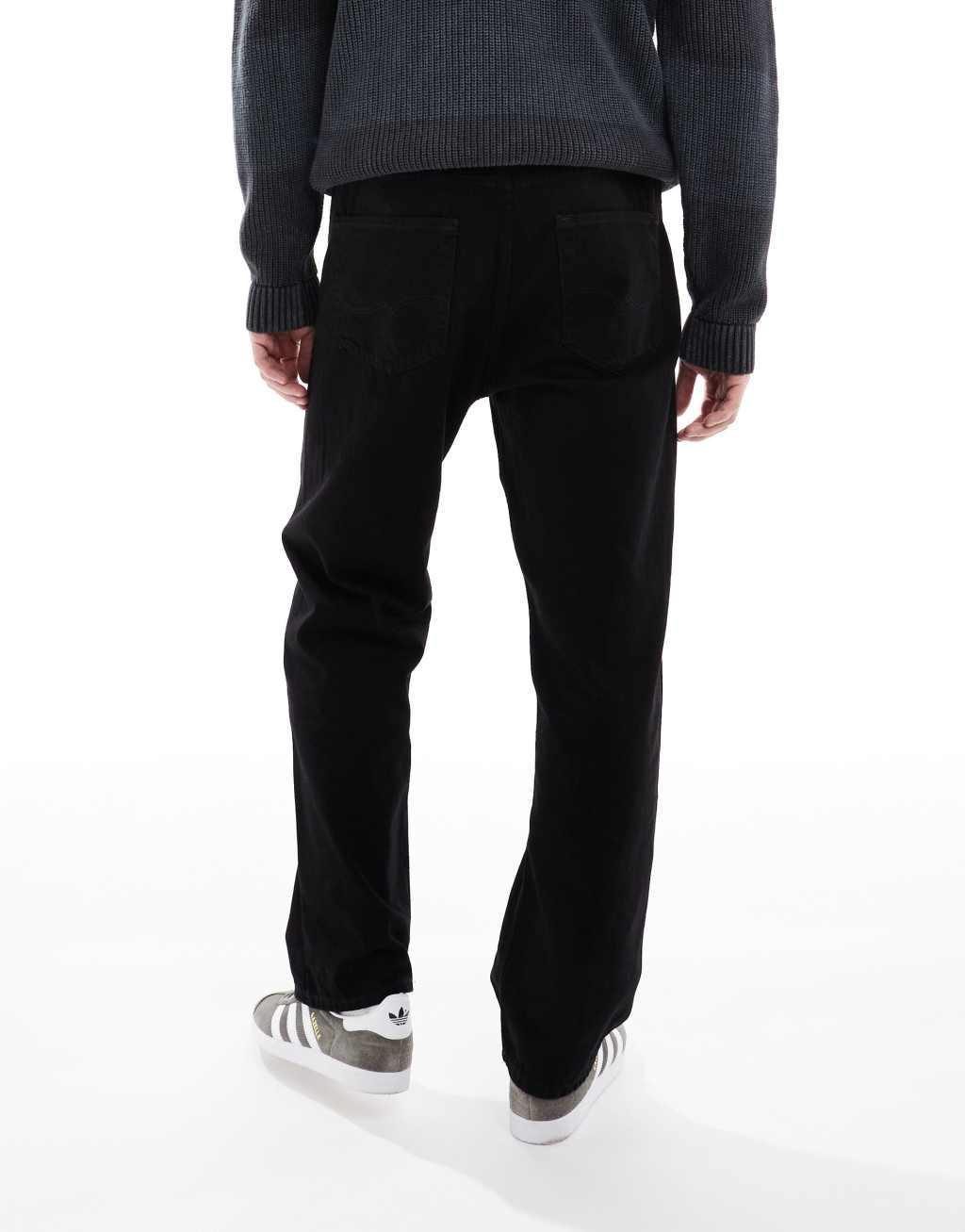 Jack & Jones Eddie loose jean in black Product Image