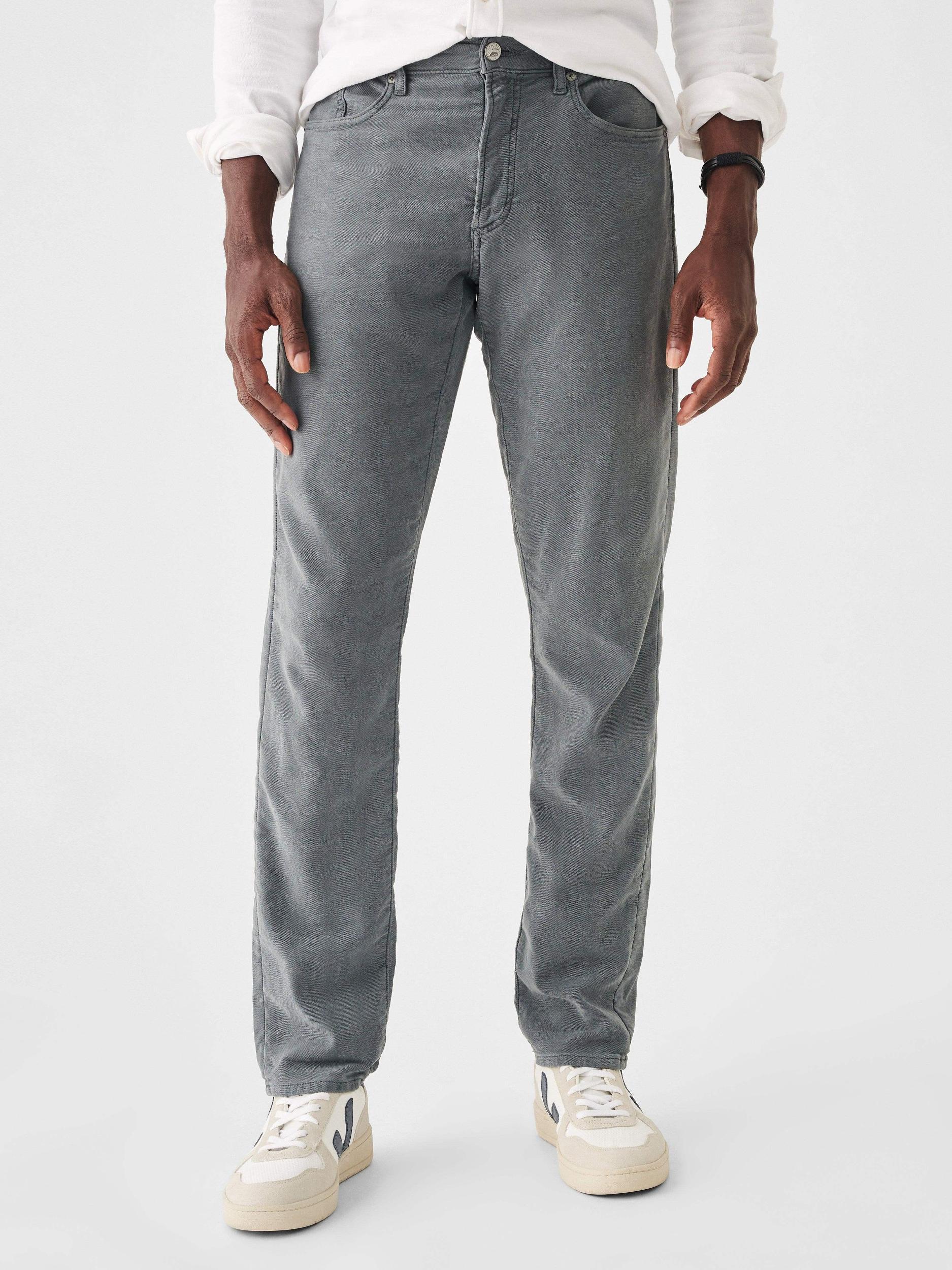 Stretch Terry 5-Pocket Pant (34" Inseam) - Slate Male Product Image