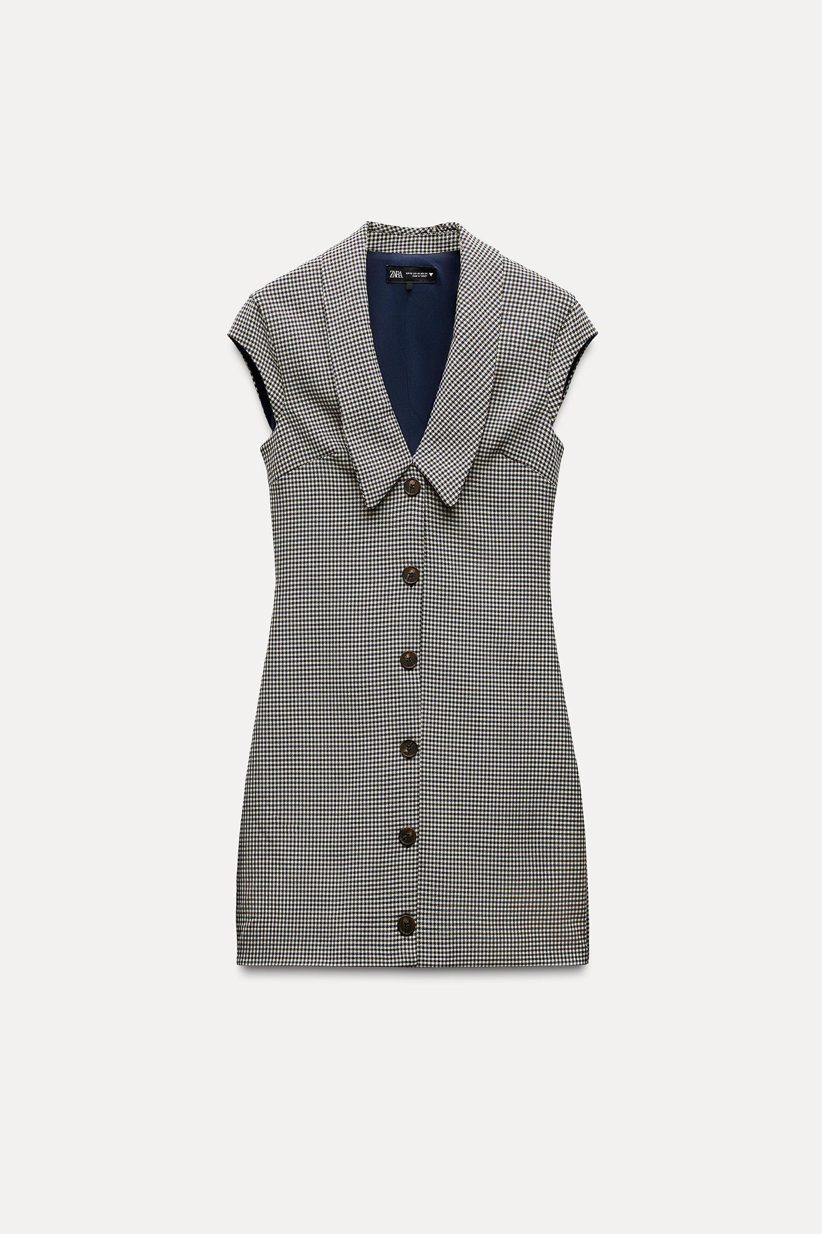 PLAID MINI DRESS Product Image