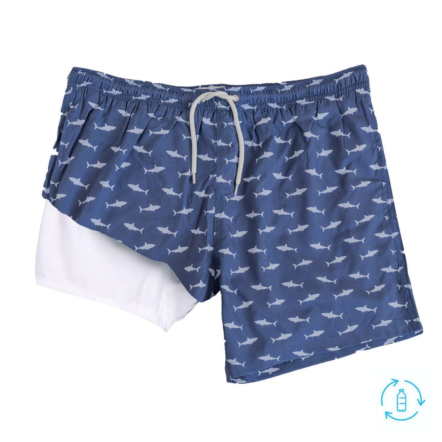 Bermies Shark Attack Swim Trunks Product Image