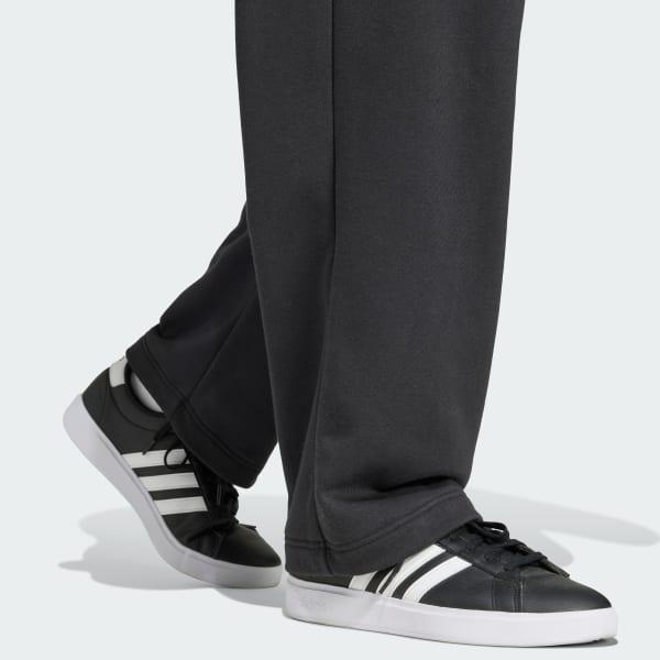 adidas Essentials Wide Leg 3 Bar Logo Pants Warm Clay XL Mens Product Image
