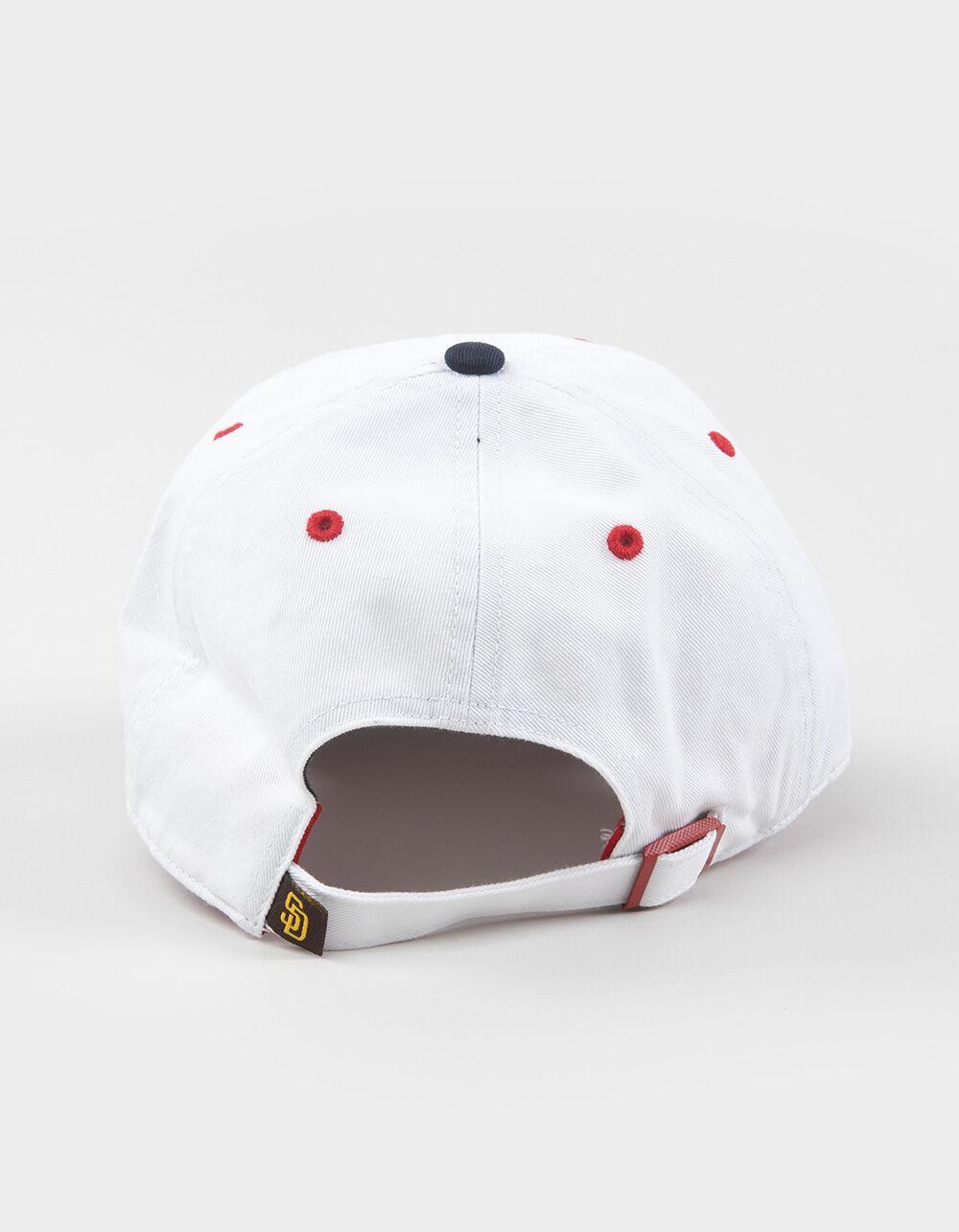 47 BRAND San Diego Padres Patriotic Fill '47 Clean Up Strapback Hat - WHITE COMBO Product Image
