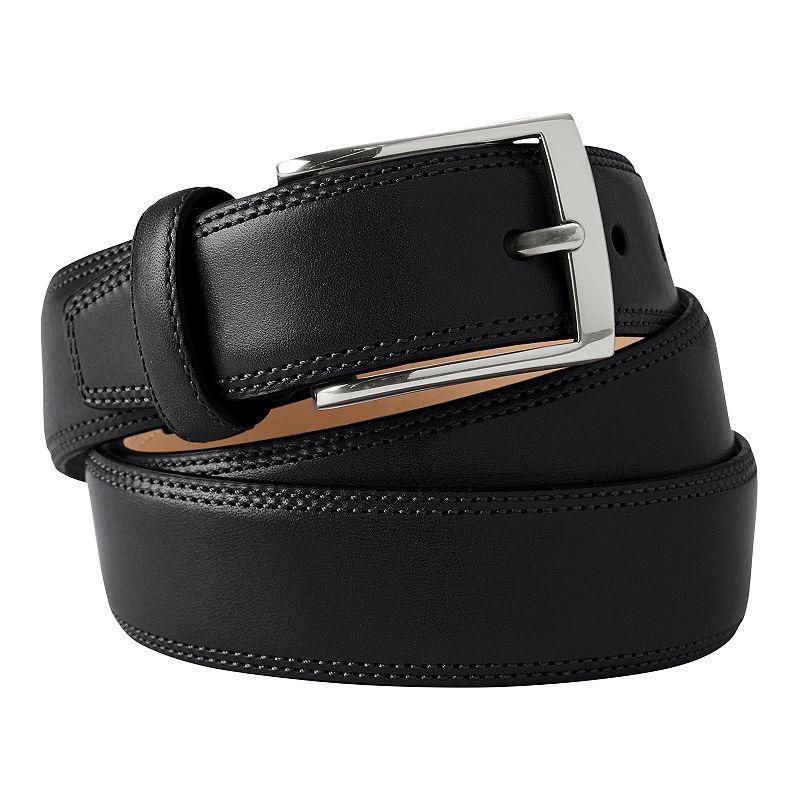 Men's Lands' End Big Glove Leather Belt, Size: 52, Brown Product Image