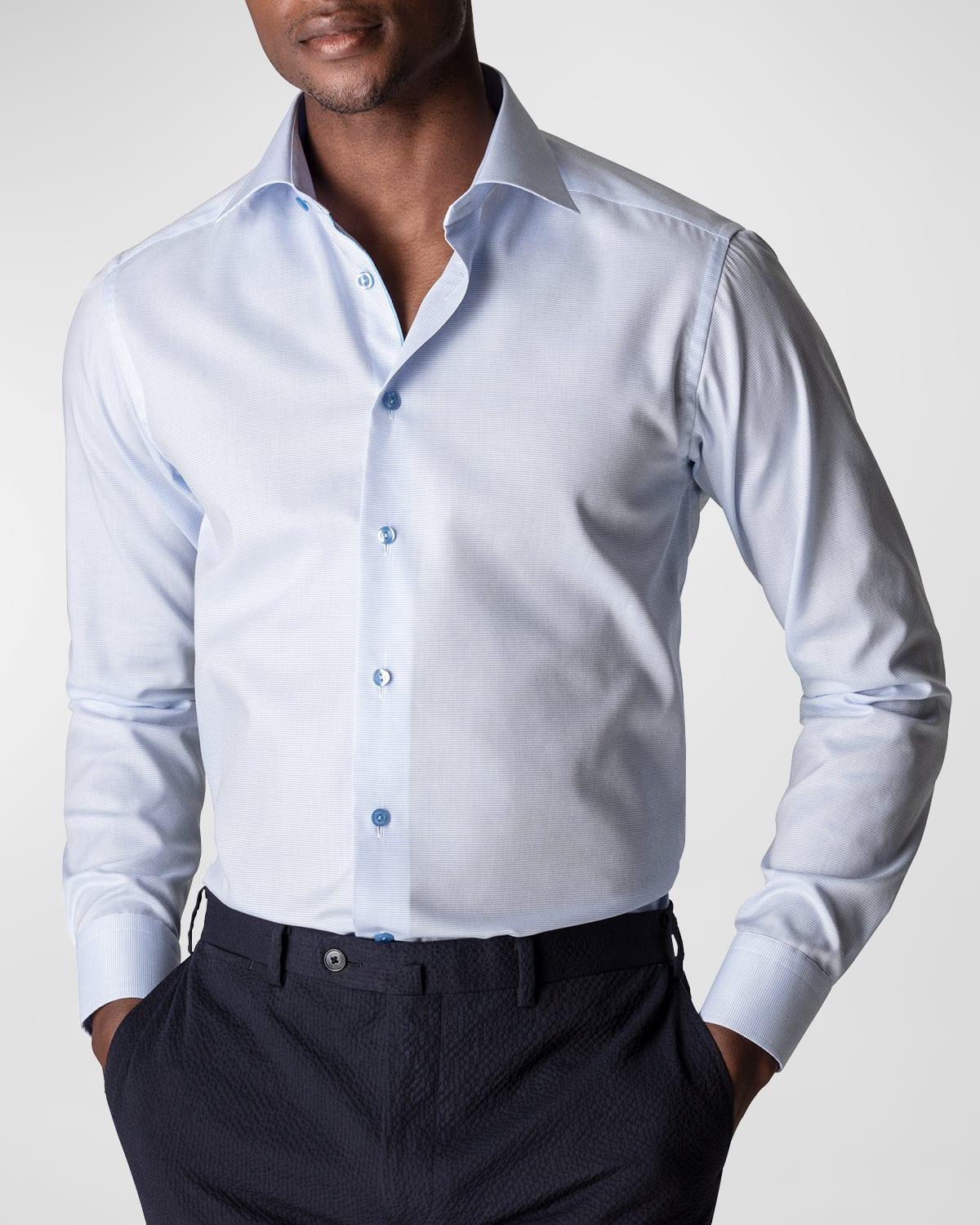 Eton Slim Fit Textured Solid Shirt Product Image