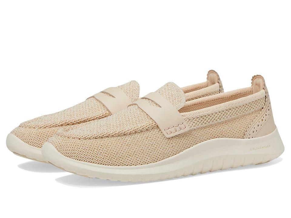 Cole Haan Womens Zergrand Meritt Stitchlite Loafers - Beige Size 5.5 Product Image