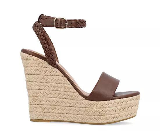 Journee Collection Womens Andiah Wedge Sandal Product Image
