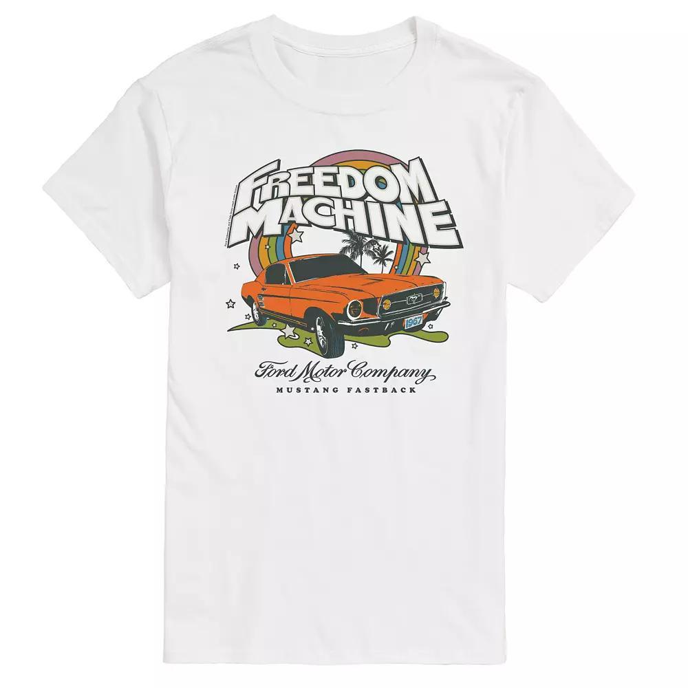 Big & Tall Ford Freedom Machine Retro Graphic Tee, Mens Product Image