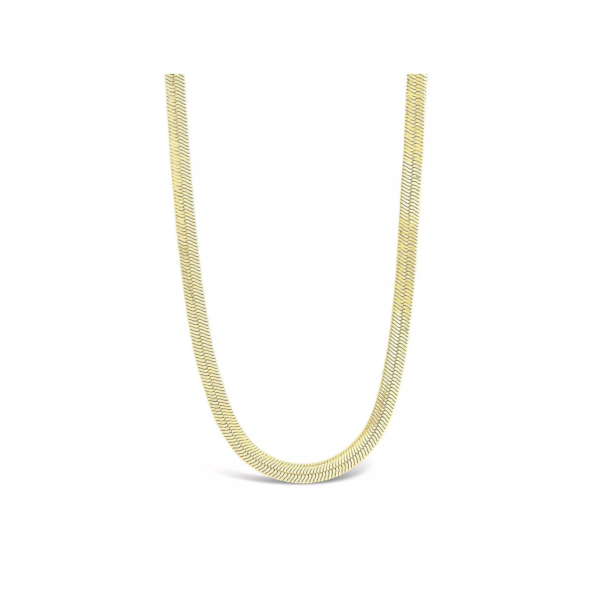 MC Collective Herringbone Chain, Women's, Size: 18", Gold Tone Product Image