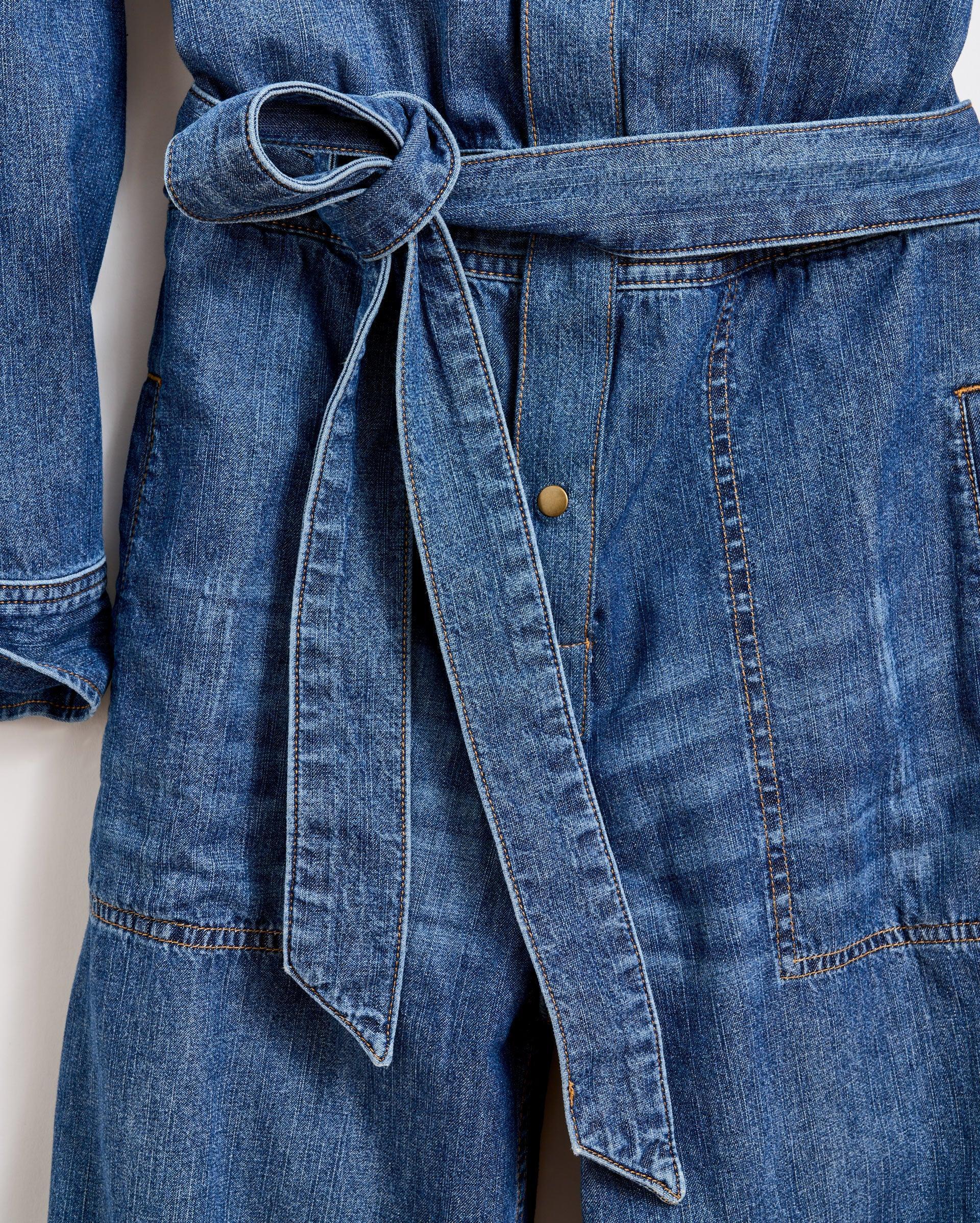 Denim Jumpsuit -  Product Image