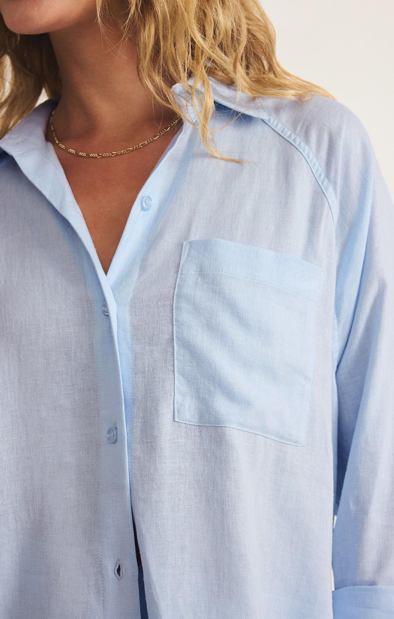 Z Supply The Perfect Linen Top Product Image