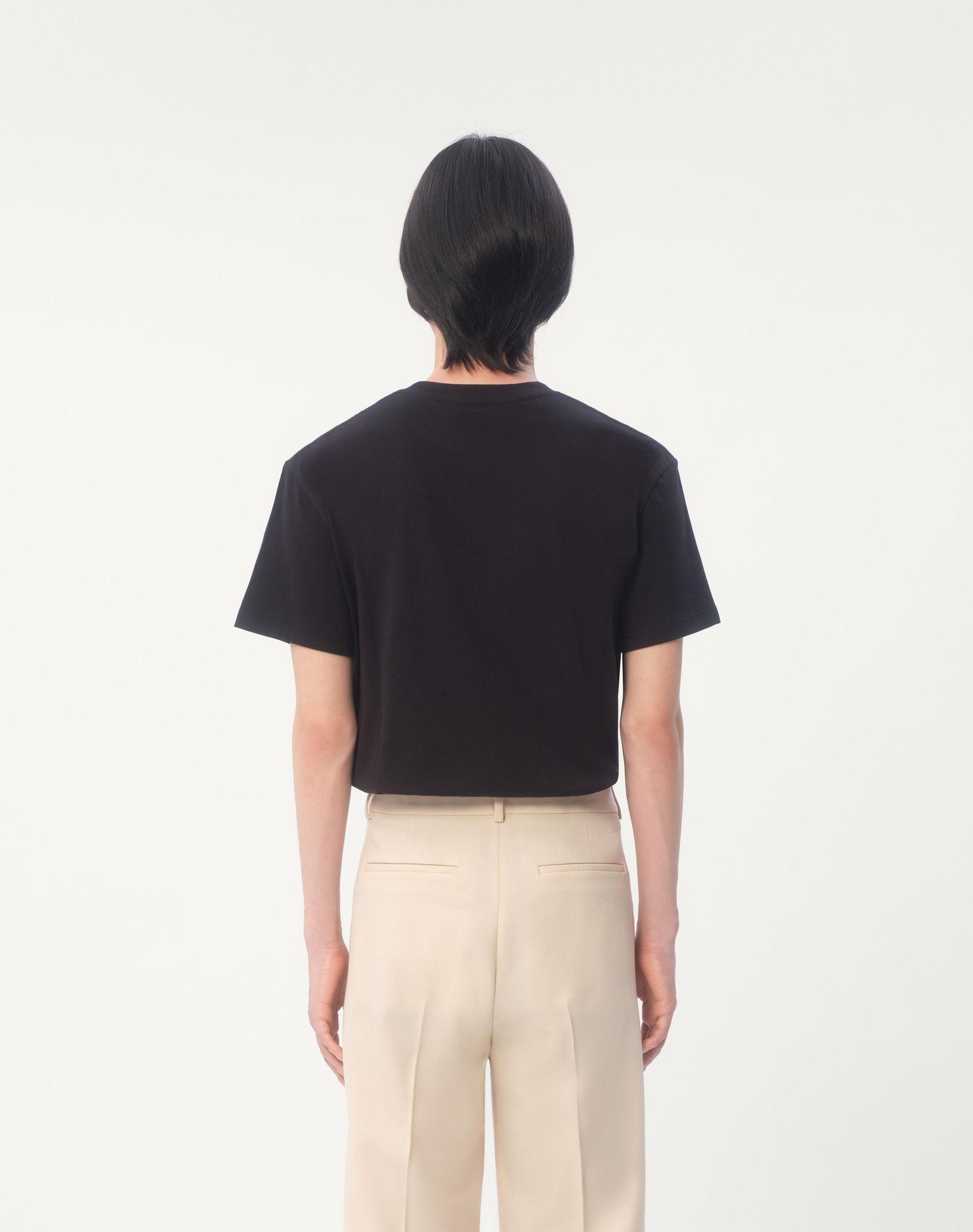 Cotton T-Shirt With Vlogo Patch Product Image