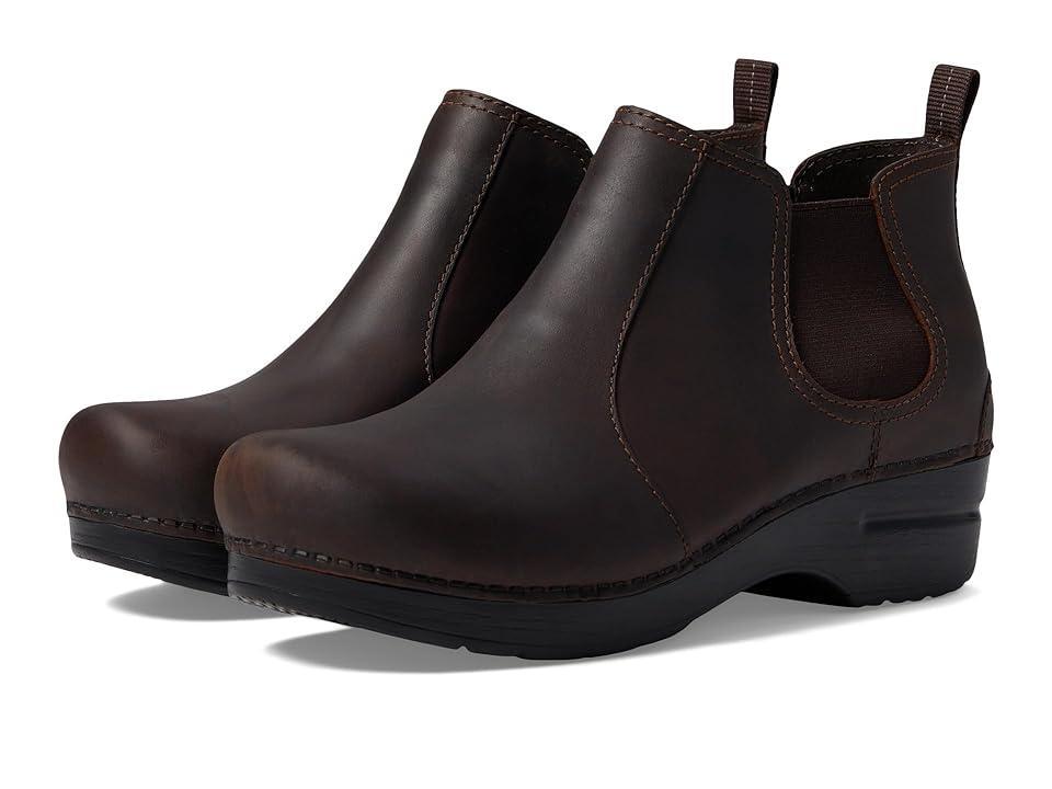 Dansko Frankie Oiled Leather Chelsea Booties Product Image