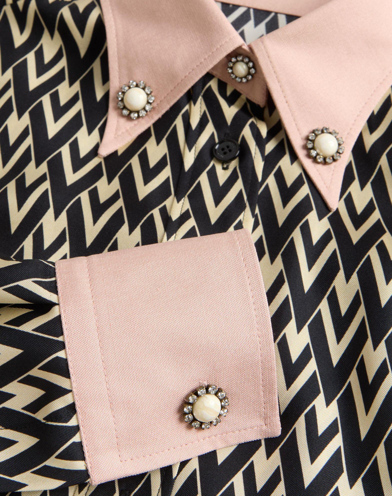 Twill Toute La V Midi Dress  Product Image