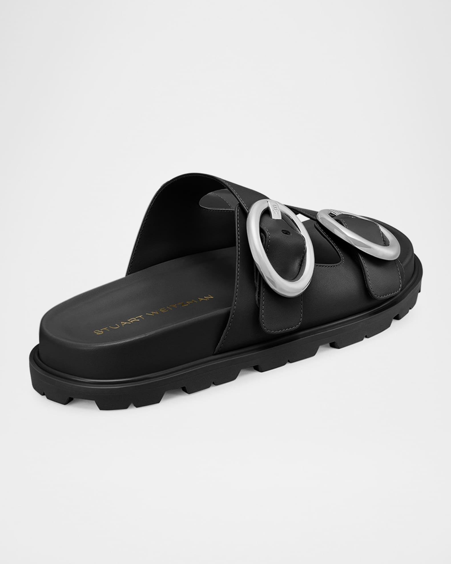 Benni Leather Dual-Strap Sport Slide Sandals Product Image