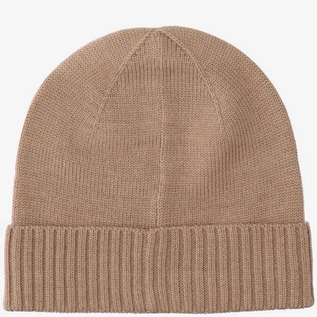 POLO RALPH LAUREN Wool Beanie With Logo In Beige Product Image