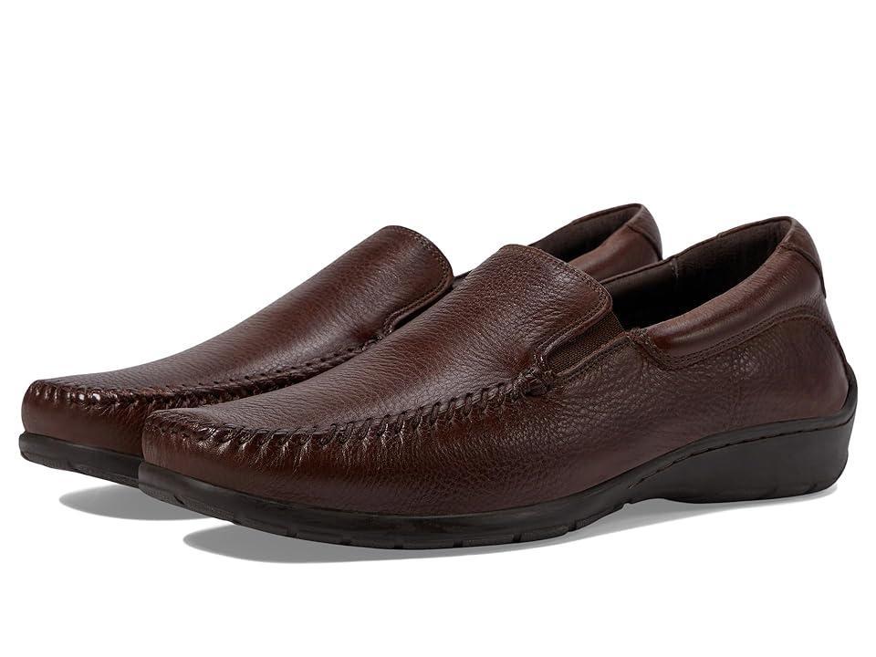 Johnston  Murphy Mens Crawford Leather Slip On Venetian Loafers Product Image