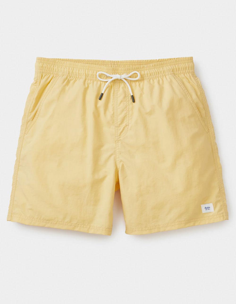 KATIN Poolside Mens Volley Shorts - PORT Product Image