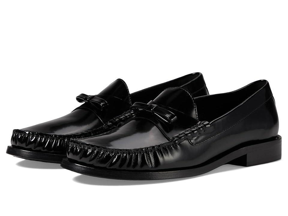 Stuart Weitzman Womens Lottie Bow Loafers Product Image