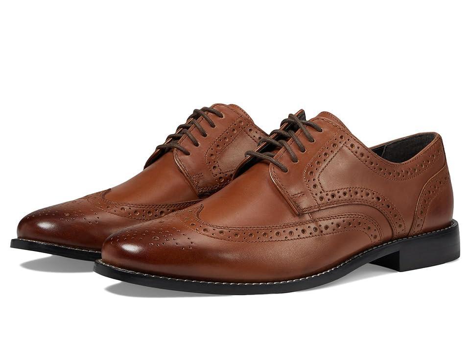 Nunn Bush Nelson Mens Wingtip Oxford Dress Shoes Red Product Image