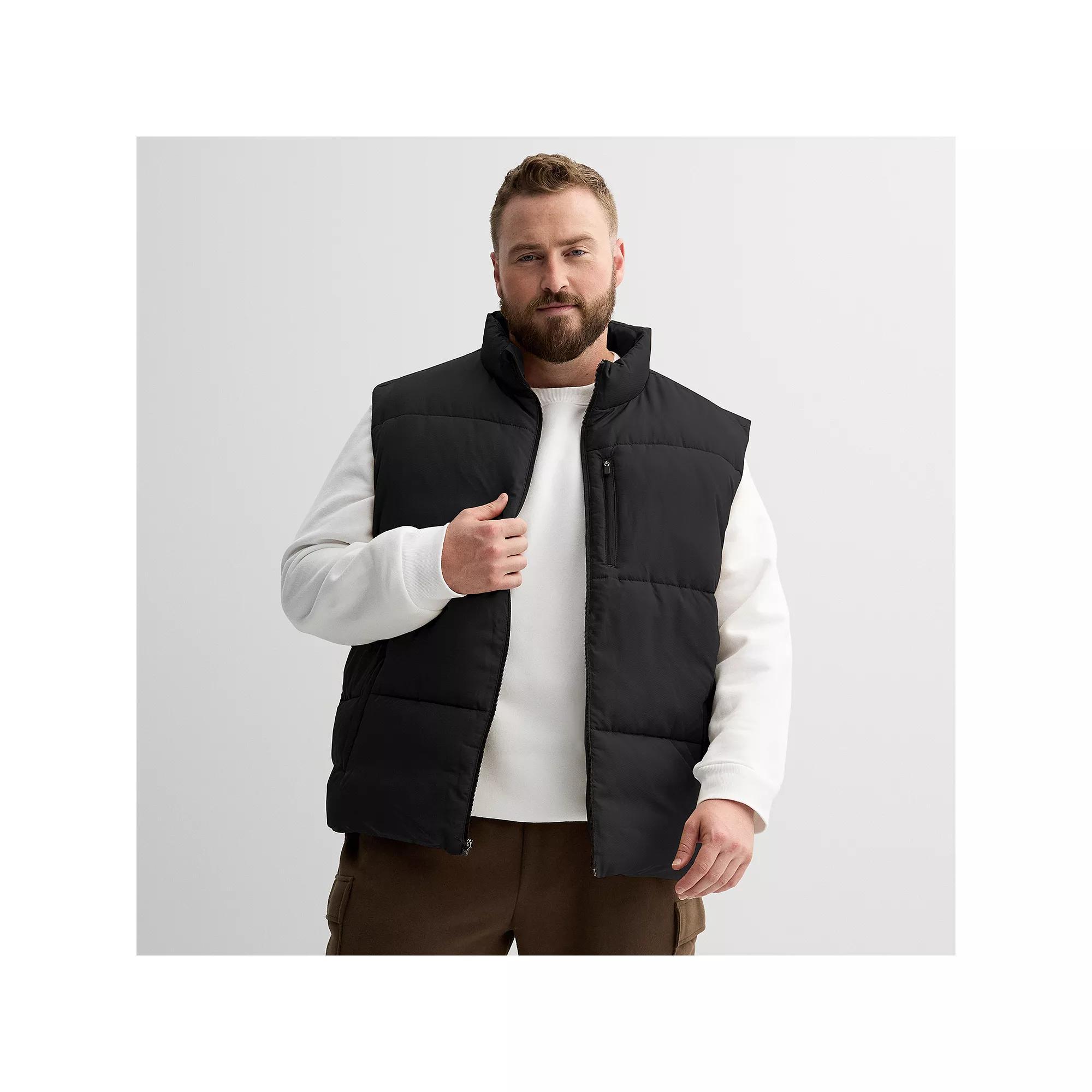 Big & Tall Tek Gear® Insulated Puffer Vest, Men's, Size: XL Tall, Pamina Purple Product Image