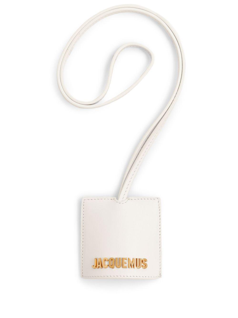 JACQUEMUS Le Porte Cle Bagage Key Holder In White Product Image