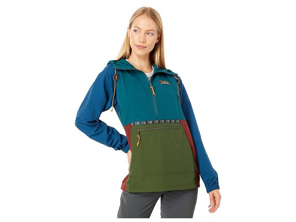 L.L.Bean Mountain Classic Color Block Anorak Jacket Product Image