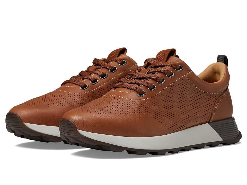 Johnston  Murphy Mens Kinnon Perforated Leather Sneakers Product Image