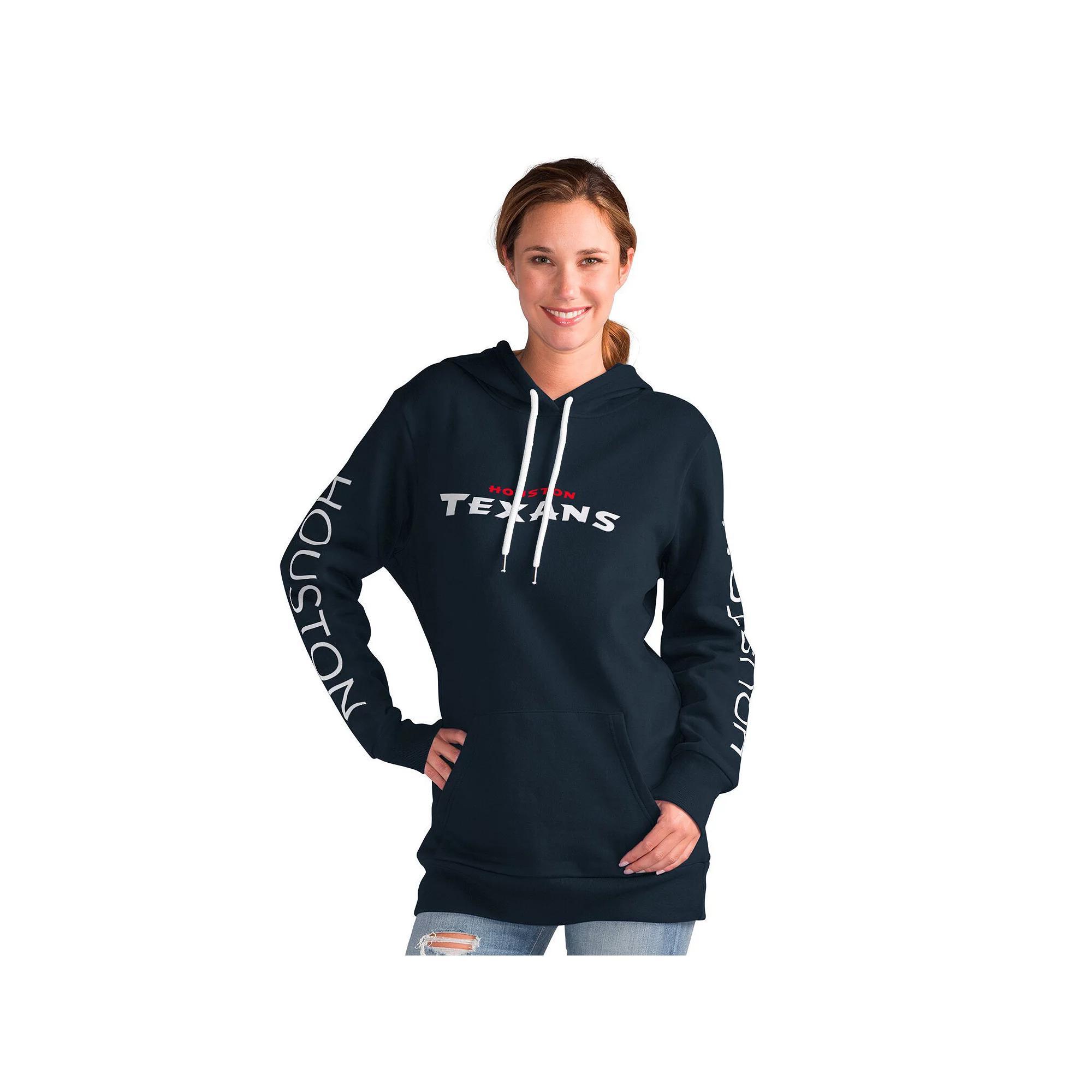 Women's G-III 4Her by Carl Banks Red Houston Rockets Base Coach Pullover Hoodie, Size: XL Product Image