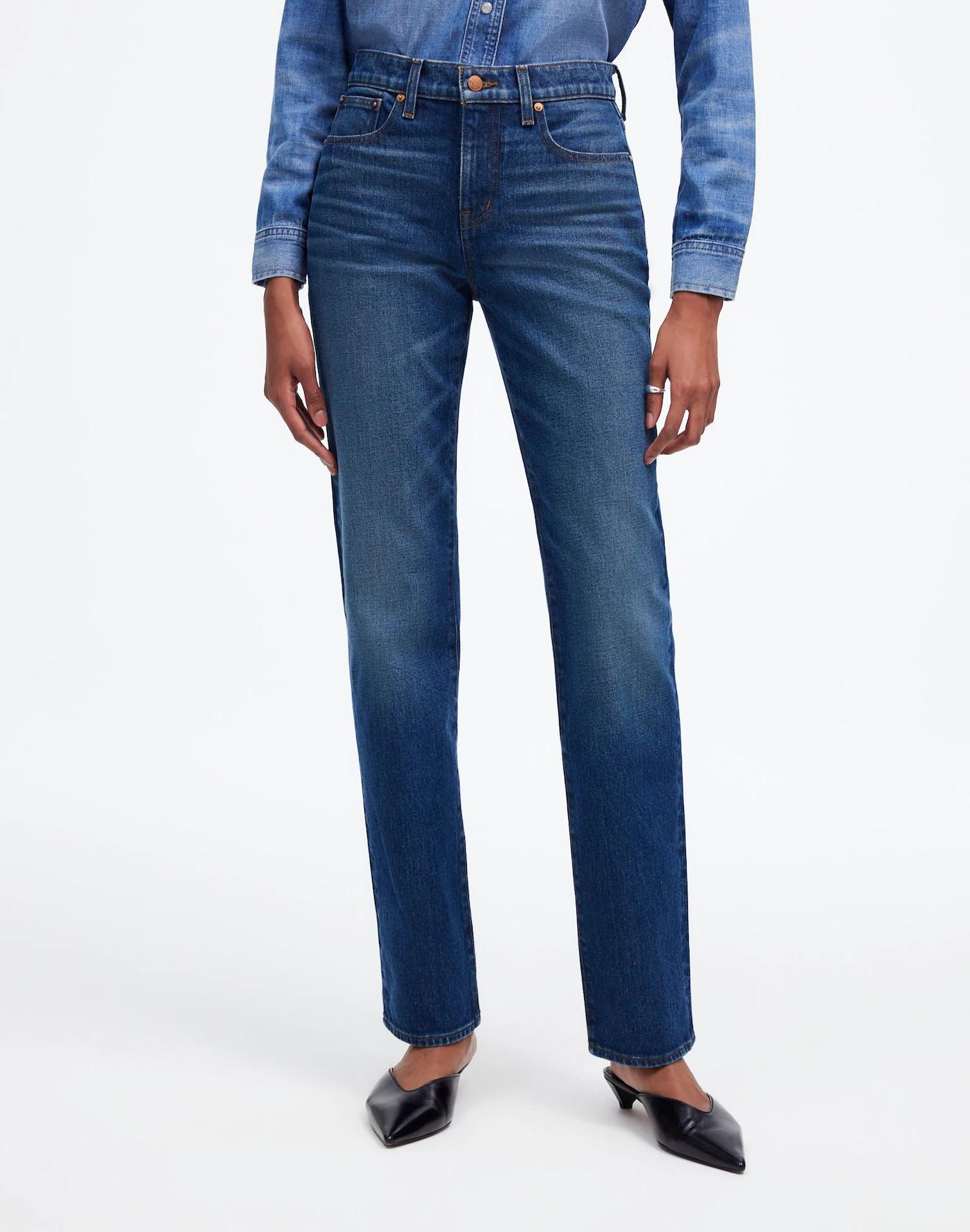 The Tall '90s Straight Mid-Rise Jean in Osada Wash Product Image