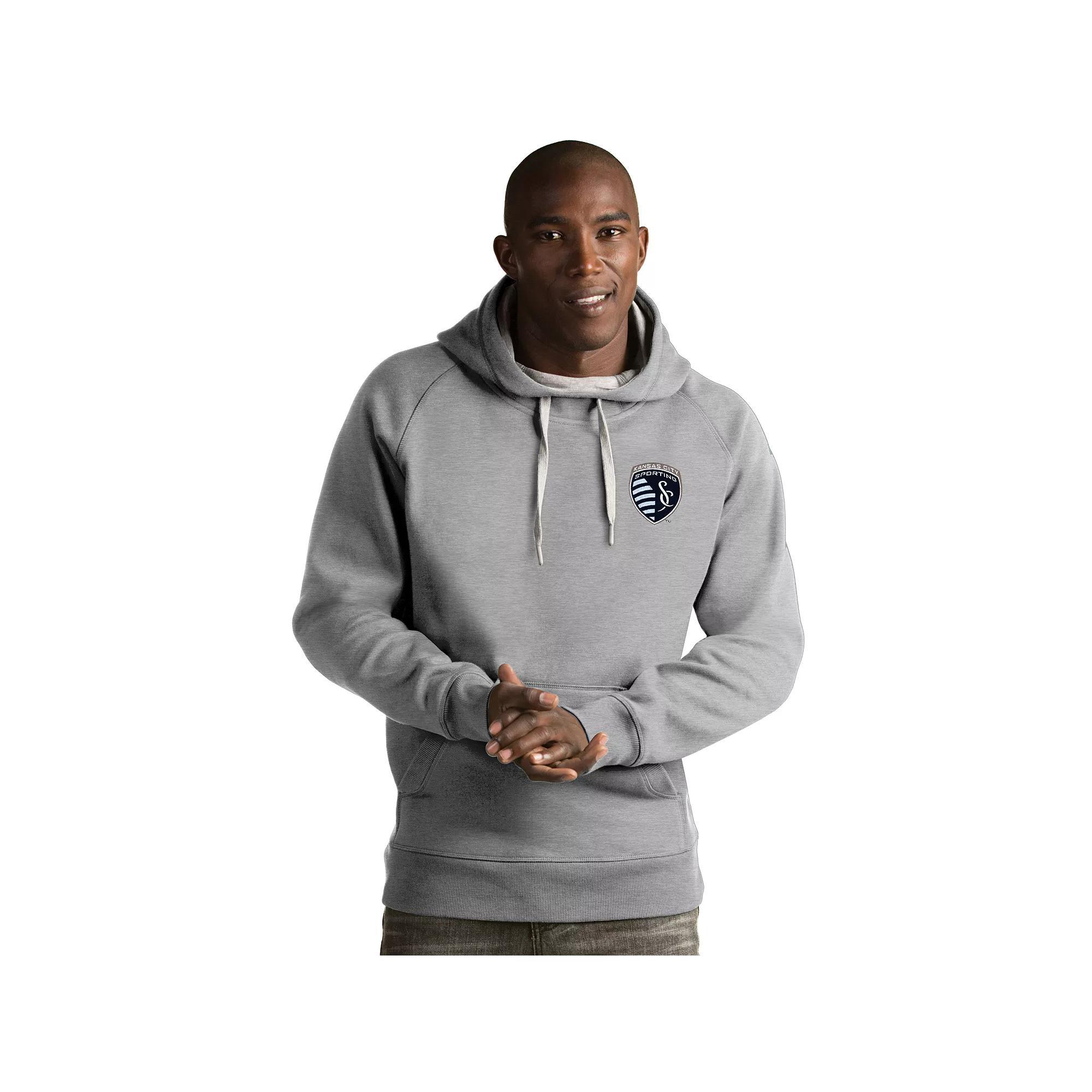 Men's Antigua New York Red Bulls Victory Pullover Hoodie, Size: XL Product Image