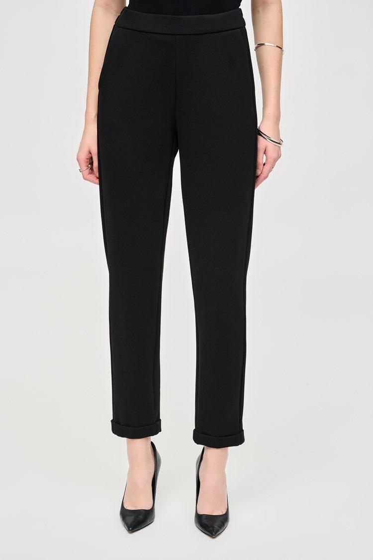 Heavy Knit Slim Fit Pull-On Pants Product Image