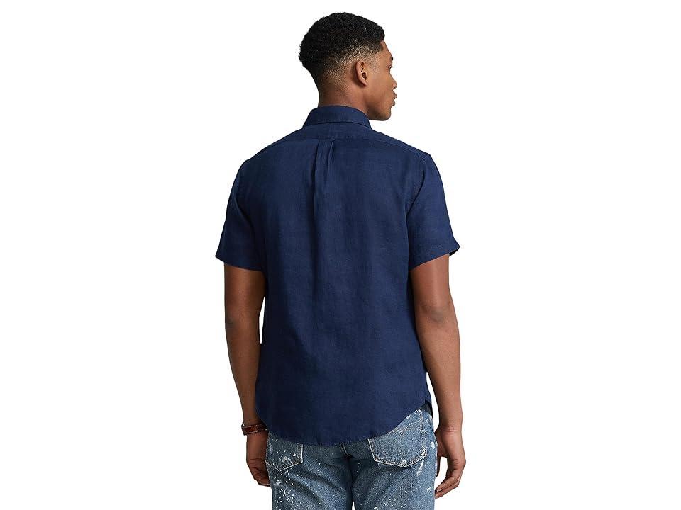 Mens Classic-Fit Short-Sleeve Linen Shirt Product Image