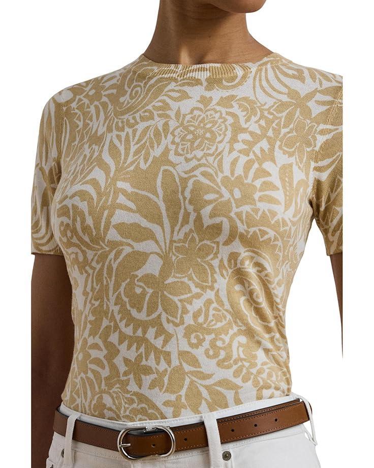 Two-tone Short-sleeve Sweater Product Image