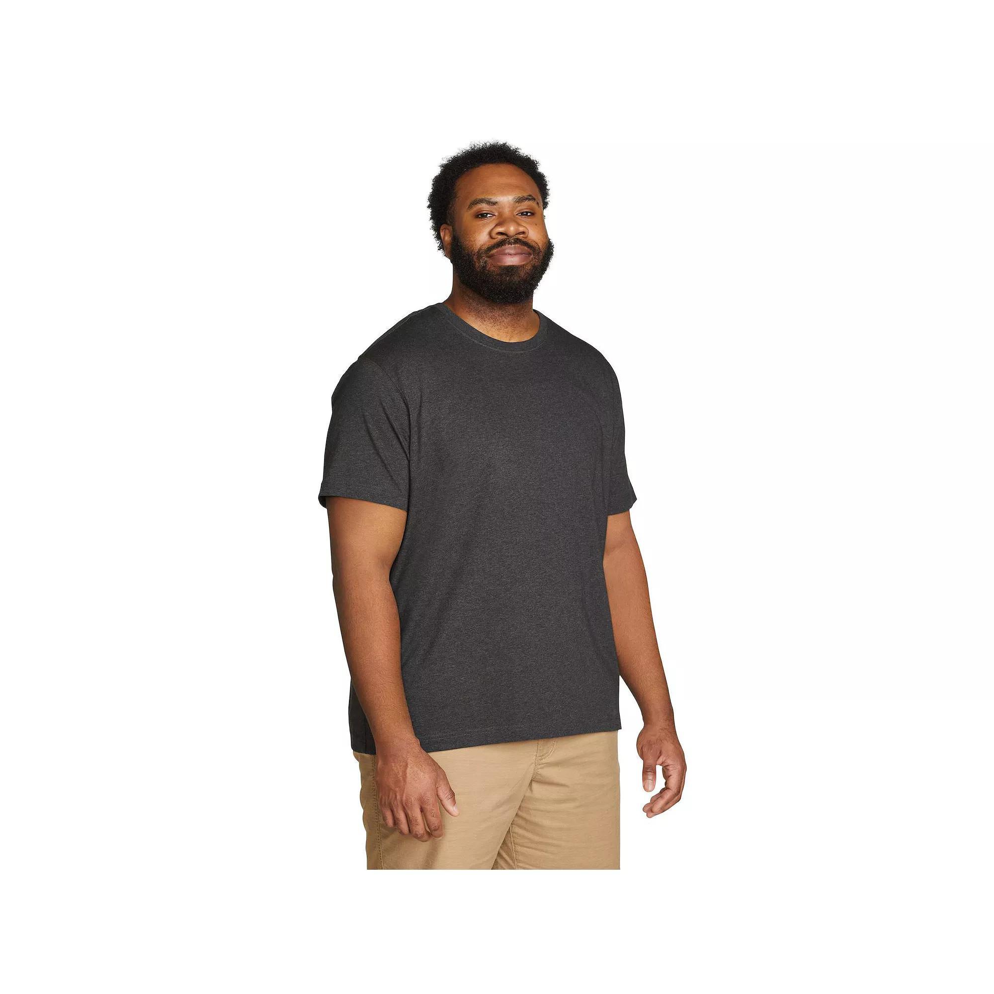 Big & Tall Eddie Bauer Short Sleeve Legend Wash T-Shirt, Men's, Size: 3XB, Dark Grey Heather Product Image