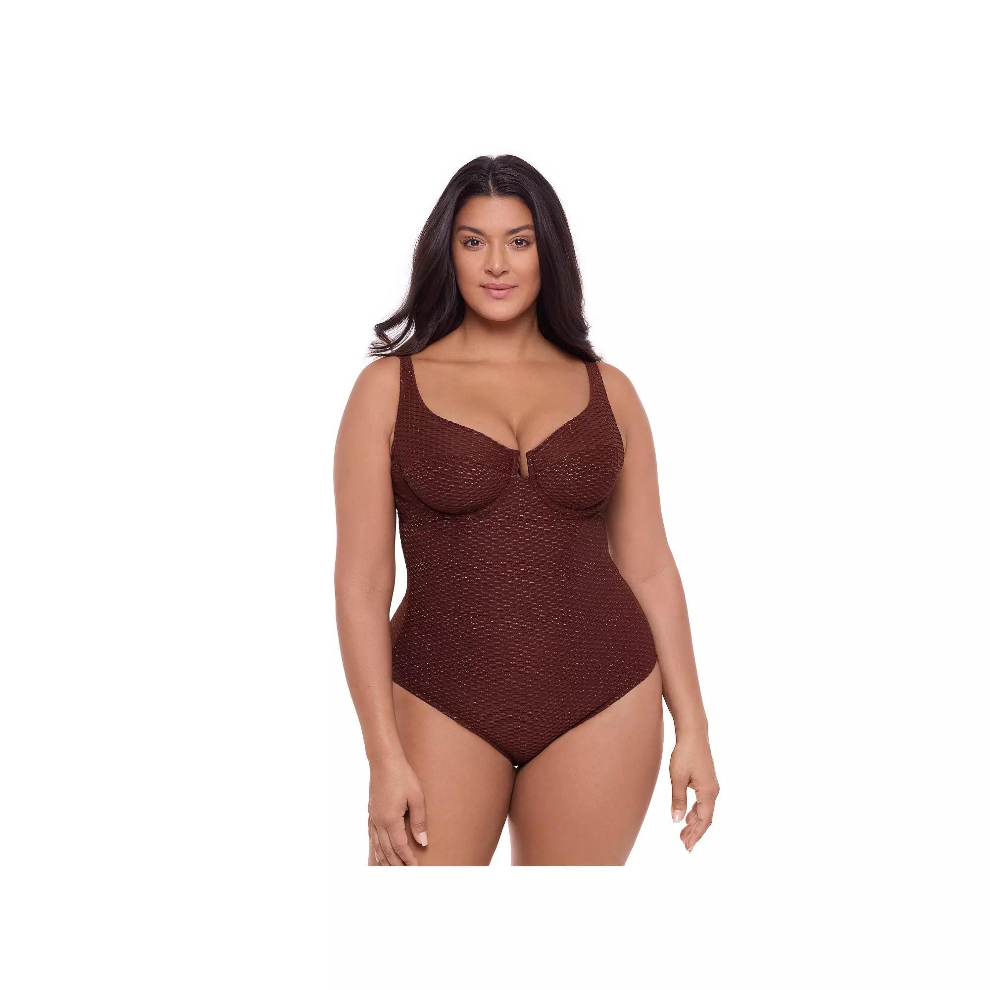 Women's S3 Swim The Underwire One-Piece Swimsuit, Size: Large, Dusk Blue Product Image