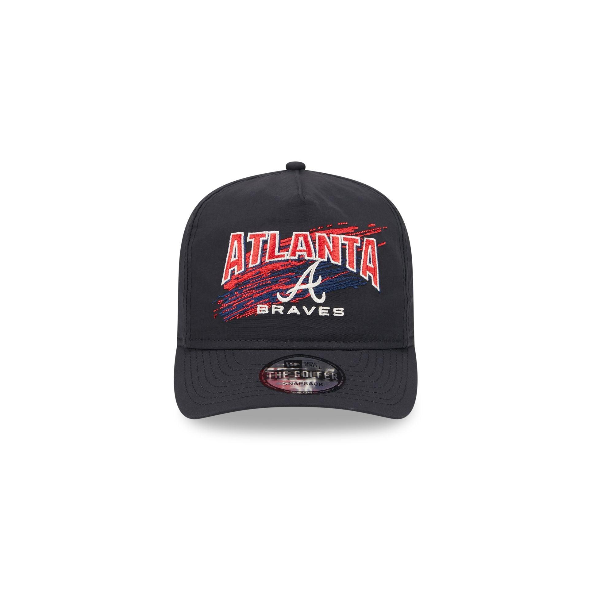 Atlanta Braves Throwback Brush Golfer Hat Male Product Image