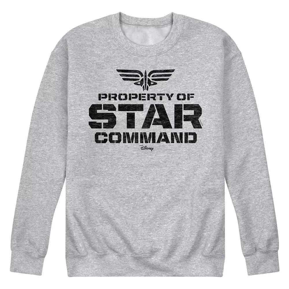 Disney / Pixars Lightyear Mens Star Command Fleece Sweatshirt Product Image