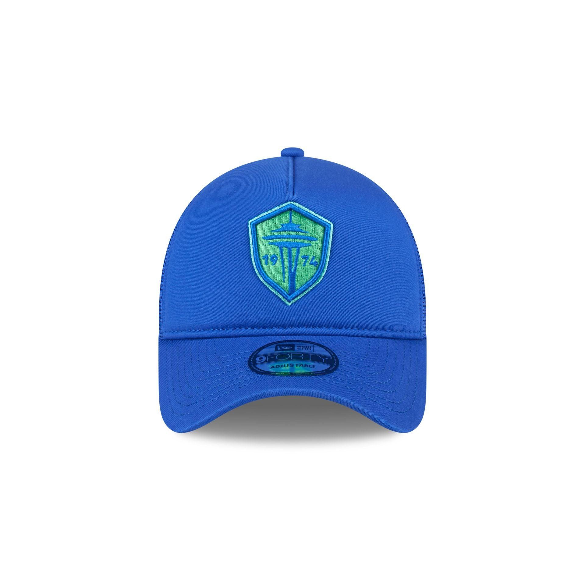 Seattle Sounders Team 9FORTY A-Frame Snapback Hat Male Product Image
