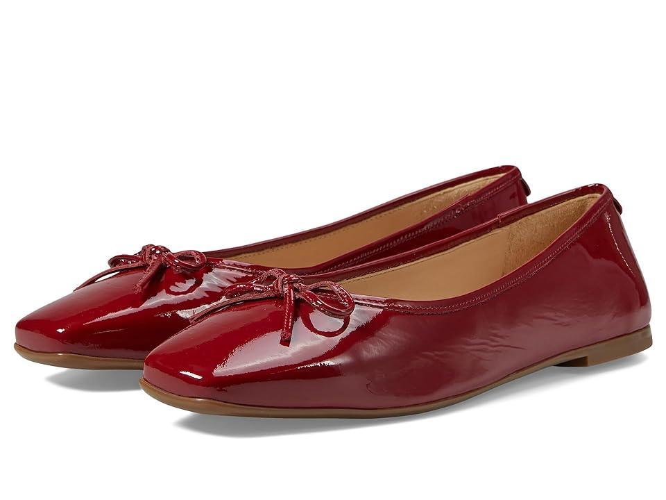Gwynn Leather Bow Ballerina Flats Product Image