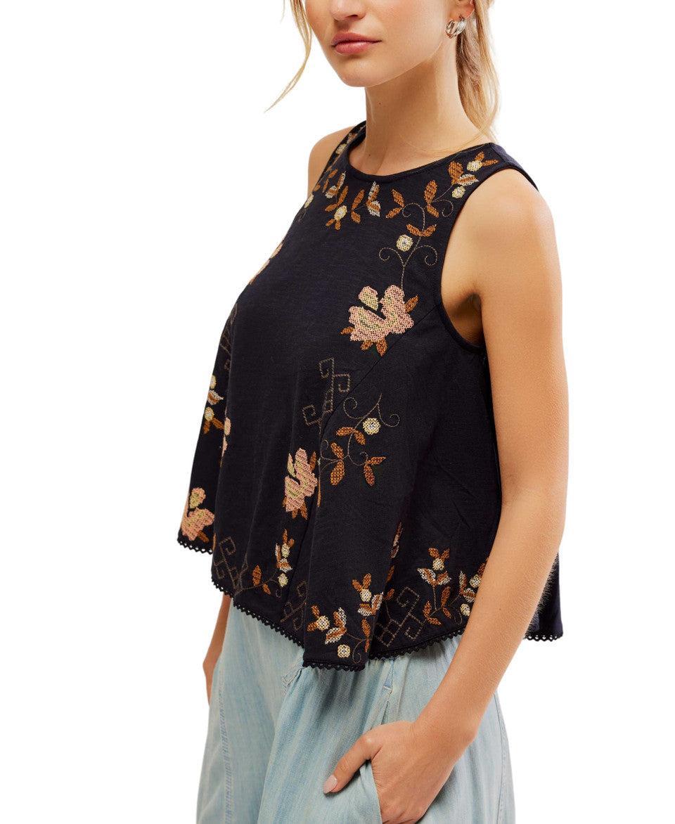 Free People Fun & Flirty Embroidered Top Product Image