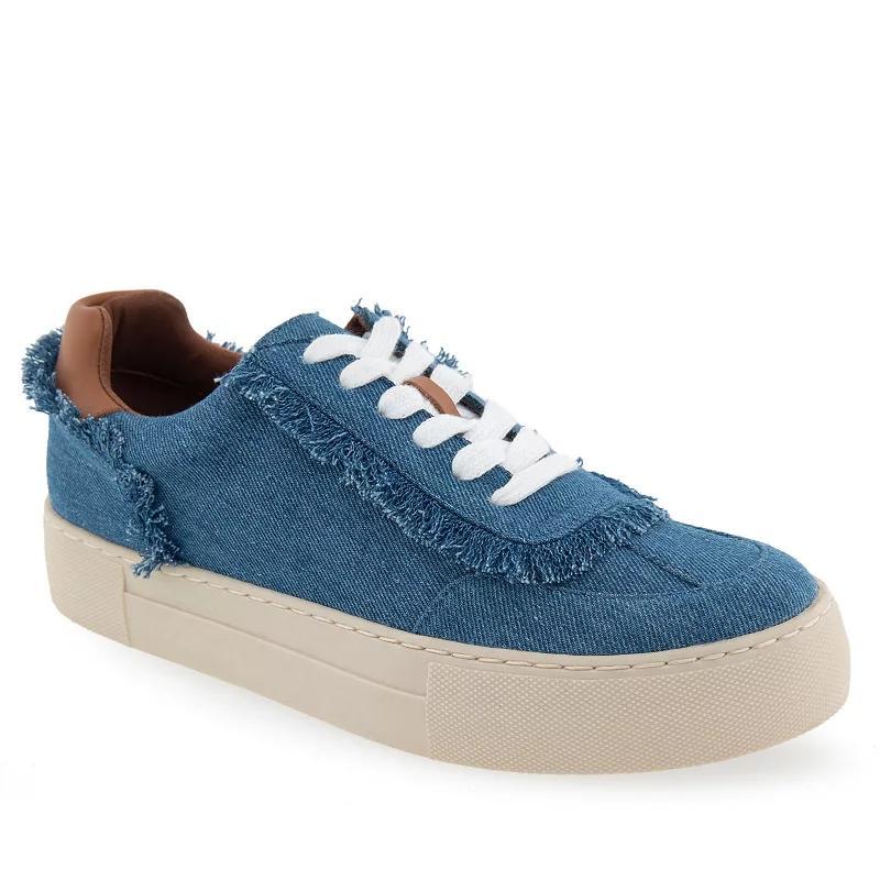 Aerosoles Bramston Women's Casual Denim Sneakers, Size: 9, Medium Blue Blue Product Image