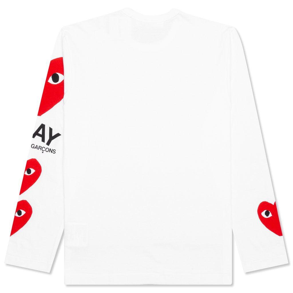 Printed Sleeve L/S - White Male Product Image