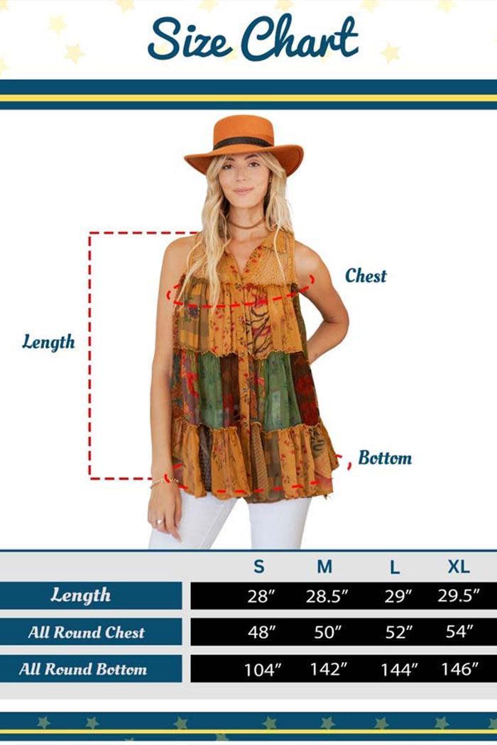 Artisan Patchwork Button-Down Top Product Image
