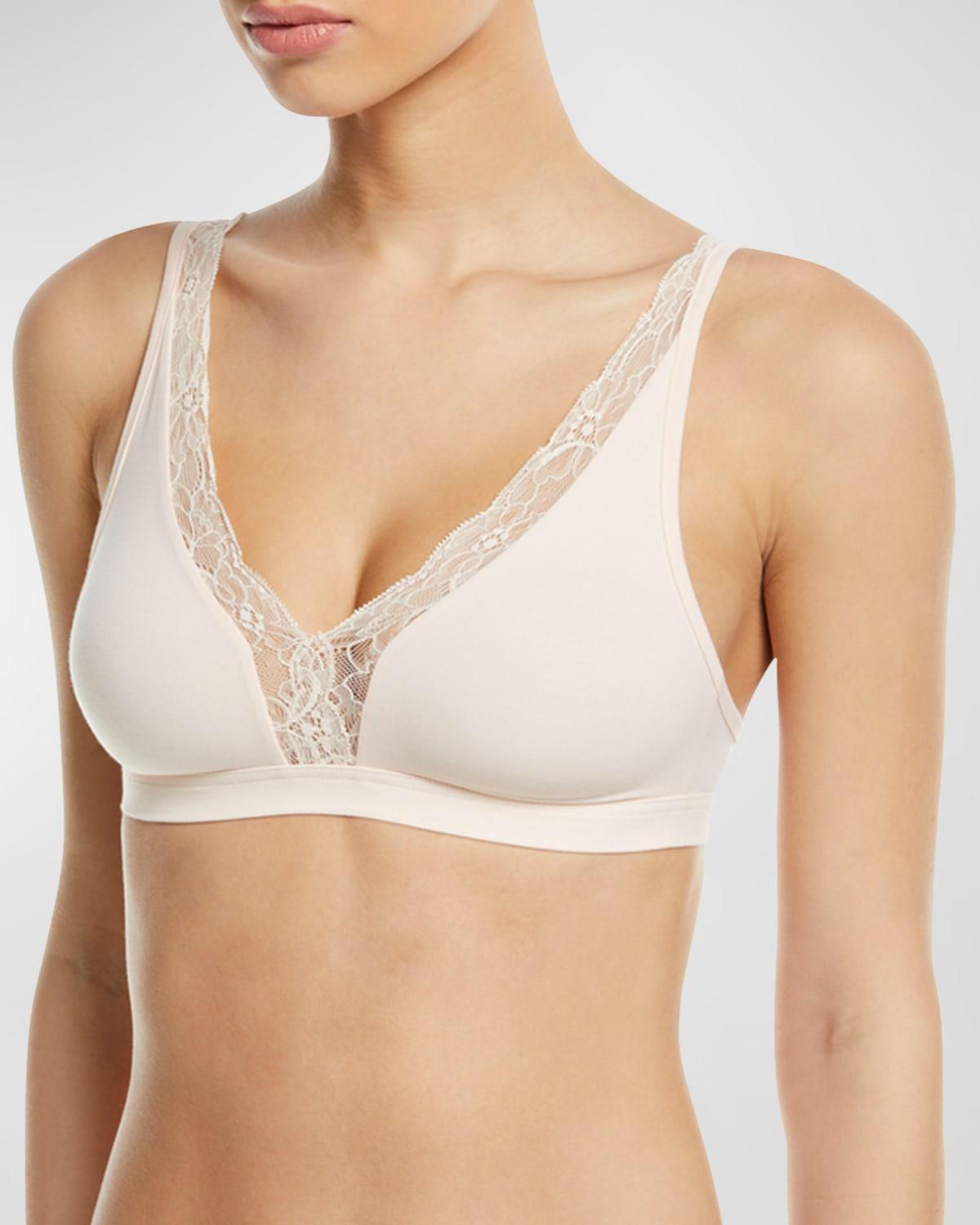Cotton Lace Wire-Free Soft Cup Bra Product Image