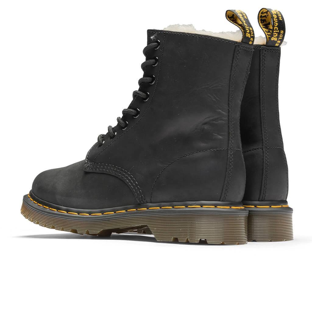 Women’s 1460 Faux Fur Lined Lace Up Boots - Black Female Product Image